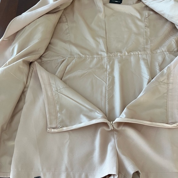 FashionNOVA Taking The Lead Blazer Romper Set | taupe beige | 3XL - Picture 11 of 16